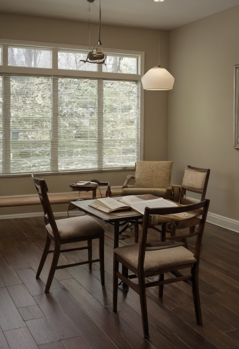 A measured sunroom furniture layout assigns each piece to the safest usable zone shown in a luxury residential interior