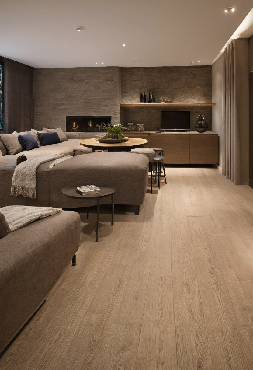How do you measure a 12x18 living room floor plate around a fixed sectional
